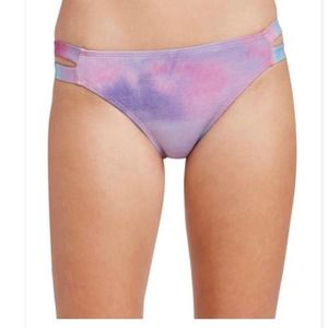 BCBGeneration Cloud Nine Printed Tab Bikini Bottom Size M